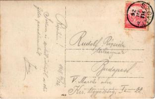 1918 Szovátafürdő, Baile Sovata; Medve-tó / Lacul Ursu / lake, spa. photo (EK)