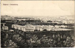 1918 Sopron, M. kir. honvéd laktanya. Blum Náthán és Fia kiadása (Rb)