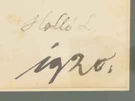 Holló László (1887-1976): Női akt, 1920. Lavírozott tus, papír, jelzett, kissé foltos, üvegezett fak...