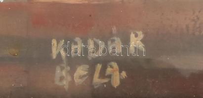 Kádár Béla jelzéssel: Lovas. Akvarell, papír. Jelzett. üvegezett keretben 42x32 cm