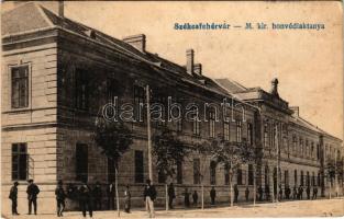 1920 Székesfehérvár, M. kir. honvéd laktanya. Vasúti levelezőlapárusítás 2458. (fl)