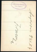 1941 Sopron, férfi portréja, hátoldalon feliratozva, pecséttel jelzett, 8,5×6 cm