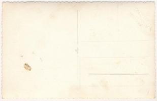 Szamosújvár, Gherla; csoportkép / group photo. Fotosalon Bodor photo (ragasztónyom / glue marks)