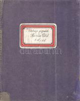 [Kézirat] Földrajz jegyzetek. Szentes Edit II/Á. osztályos növendék kézírásos, színes térképekkel ga...