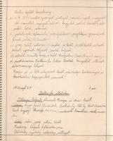 [Kézirat] Földrajz jegyzetek. Szentes Edit II/Á. osztályos növendék kézírásos, színes térképekkel ga...