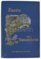 Bársony István: Erdőn, mezőn. Természeti és vadászati képek. Kiváló magyar művészek eredeti rajzaival. Bp., [1922], Athenaeum, 276 p.+ 8 t. Negyedik kiadás. Szövegközi és egészoldalas illusztrációkkal. Kiadói aranyozott, illusztrált egészvászon-kötés, a borítón kis kopásnyomokkal, jó állapotban.