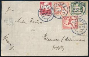 1936 Levél 4 db bélyeggel / Cover with 4 stamps "DACHAU"