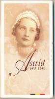 Belgium 1995. 250Fr Ag "Asztrid" díszlapon T:PP Belgium 1995. 250 Francs Ag "Astrid&q...