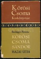 Szilágyi Ferenc: Kőrösi Csoma Sándor hazai útja. DEDIKÁLT! Bp., 1966, Akadémiai. Kiadói papírkötés, sérült papír védőborítóval, viseltes állapotban.