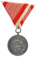 1870. "Ferenc József II. osztályú Ezüst Vitézségi Érem" (DER TAPFERKEIT) Ag (peremén fémje...