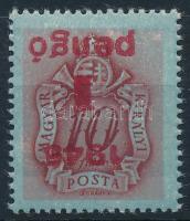 1945 Kisegítő portó 1P/10f fordított felülnyomással (20.000) / Mi P 174 inverted overprint