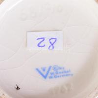 Hummel fiú báránnyal, jelzett, restaurált, m: 11,5 cm