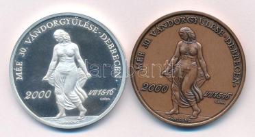 Csóka Zsuzsanna (1962-) 2000. "Medgyessy Ferenc / MÉE 40. Vándorgyűlése Debrecen" Ag és br...