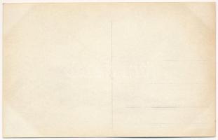 1935 Málnásfürdő, Baile Malnas; csoportkép a forrásnál / spa, group photo by the mineral water sprin...