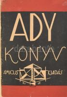 Ady-könyv. Dokumentumok az Ady-kérdéshez. Összegyűjtötte és sajtó alá rendezte Reiter László. Bp.,1924., Amicus, 1 t. (címkép)+128 p.+6 (beragasztott képek, kézirat másolatok) t. Bekötött eredeti papírborítóval. Korabeli átkötött félbőr-kötés, kopott, foltos borítóval, javított elülső papírborítóval, kissé foltos lapokkal, néhány ceruzás bejelöléssel, ex libris bejegyzéssel.