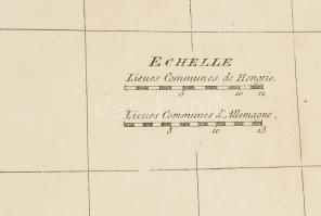[Magyarország és Erdély rézmetszetű térképe] 1755 Carte de Hongrie John Gibson Map of Hungary and Tr...