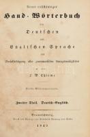 Thieme, F[riedrich] W[ilhelm]: Neues vollständiges Hand-Wörterbuch der Englischen und Deutschen Spra...