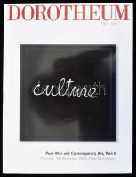 Dorotheum árverési katalógus, háború utáni és kortárs művészetek témában, 2023