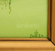 ef.Zámbó (efZámbó) István (1950-): Stigma II, 2024. Olaj, vegyes technika, kollázs, farost, jelezve ...