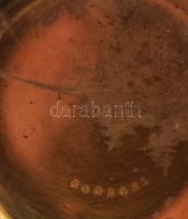 Elgin zsebóra díszített réz tokkal, számlapon hajszálrepedéssel. javításra szorul d: 50 mm