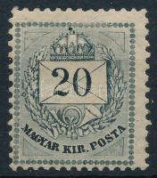 1881 20kr "E" 12 : 11 3/4 fogazás (100.000)