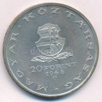 1948. 20Ft Ag "Táncsics" T:AU 
Adamo EM3