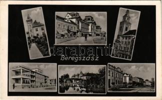 1938 Beregszász, Beregovo, Berehove; mozaiklap. Schönberger kiadása / multi-view postcard