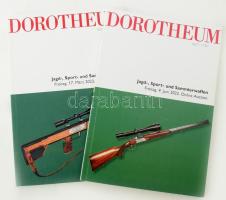 Dorotheum 2 darab árverési katalógus, sport- és vadászfegyverek témában, 2023