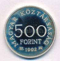 1992. 500Ft Ag "Károly Róbert" kapszulában T:UNC (eredetileg PP) 
Adamo EM123
