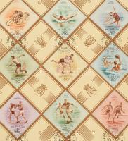 1953 A Magyar labdarúgó válogatott londoni 6:3-as diadalának emlékére kiadott emléklap, hajtott, sza...