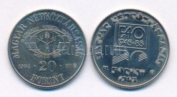 1984. 20Ft Cu-Ni "FAO - Védd az erdőt" + 1985. 20Ft Cu-Ni "FAO" T:UNC,AU
Adamo ...