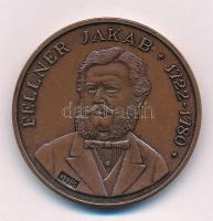 Kelemen Kristóf (1922-2001) 1997. "Fellner Jakab 1722-1780 / MÉE 27. Vándorgyűlése" bronz emlékérem (42,5mm) T:UNC,AU Adamo TA1