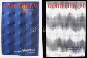 Dorotheum 2 darab árverési katalógus kortárs művészetek témában, I-II., 2015