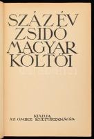 Csergő Hugó (szerk.): Száz év zsidó magyar költői. H.n., OMIKE. Tieder Zsigmond (1887-1979) írónak c...