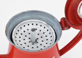 Füleki zománcozott kávéfőző, jelzett, m: 22 cm