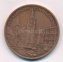 Képíró Zoltán (1944-1981) 1973. &quot;Kaposvár Centenáriuma&quot; kétoldalas bronz emlékérem (42,5mm) T:UNC Adamo KV1