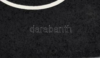 Mengyán András (1945-): Formák logikája. Szitanyomat, papír, jelezve jobbra lent. 34x29 cm