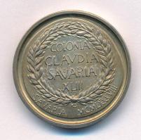 Kiss Sándor (1925-1999) 1988. "MÉE Caesar Claudius" Ag emlékérem (19,87g/0.835/29mm) T:AU ...
