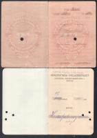 1923-1944 5 db nagyváradi betétkönyv