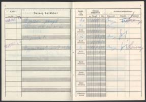 1923-1944 5 db nagyváradi betétkönyv