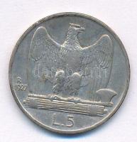Olaszország 1927R 5L Ag "III. Viktor Emánuel" T:XF patina
Italy 1927R 5 Lire Ag "Vit...