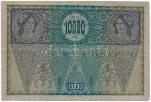 Ausztria 1918. 10.000K "1273 20330" vízszintes "DEUTSCHÖSTERREICH" felülbélyegzé...