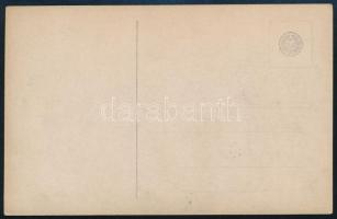 cca 1910 Maxim Gorkij (1868-1936). világhírű orosz-szovjet író autográf aláírása, őt ábrázoló fotóla...