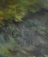 Glatz Oszkár (1872-1958): Szőlőevő gyerekek, 1941. Olaj, vászon, jelezve jobbra lent, hátoldalán MNG...