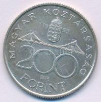 1995. 200Ft Ag "Deák" T:AU,XF
Adamo F13.1