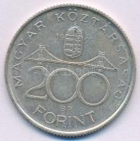 1995. 200Ft Ag "Deák" T:XF hátlapon függőleges karcok
Adamo F13.1