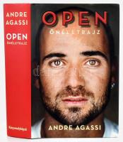 André Agassi: Open - Önéletrajz. Bp., 2010, Könyvmolyképző. Első kiadás. Kiadói kartonált papírkötés, kiadói kissé kopott és belül foltos papír védőborítóval, kissé foltos belső kötéstáblák.