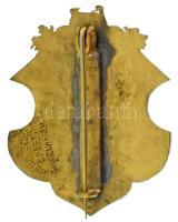 ~1930-1940. "Székesfehérvári Egyetértés Kerékpár Osztálya" zománcozott bronz jelvény, háto...