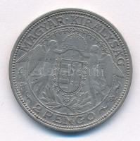 1929. 2P Ag "Madonna" T:VF patina 
Adamo P7