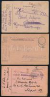 40 db I. és II. világháborús tábori és hadifogoly lap közte német / 40 field postcards 1st and 2nd world war incl. 1 German